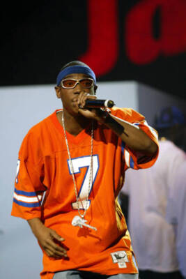 Ja Rule on stage at MOBO awards at London Arena on October 1 2002 - Old Photo 19