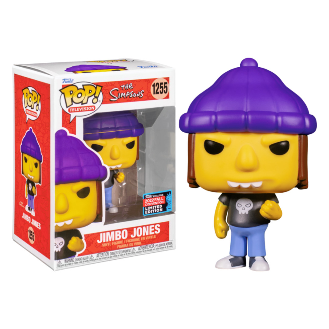 Figurine Funko POP Jimbo Jones 1255 The Simpsons en vinyle de 9cm
