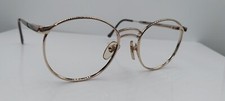 Vintage On-Guard DB047 Gold Plated Oval Metal Sunglasses FRAMES ONLY
