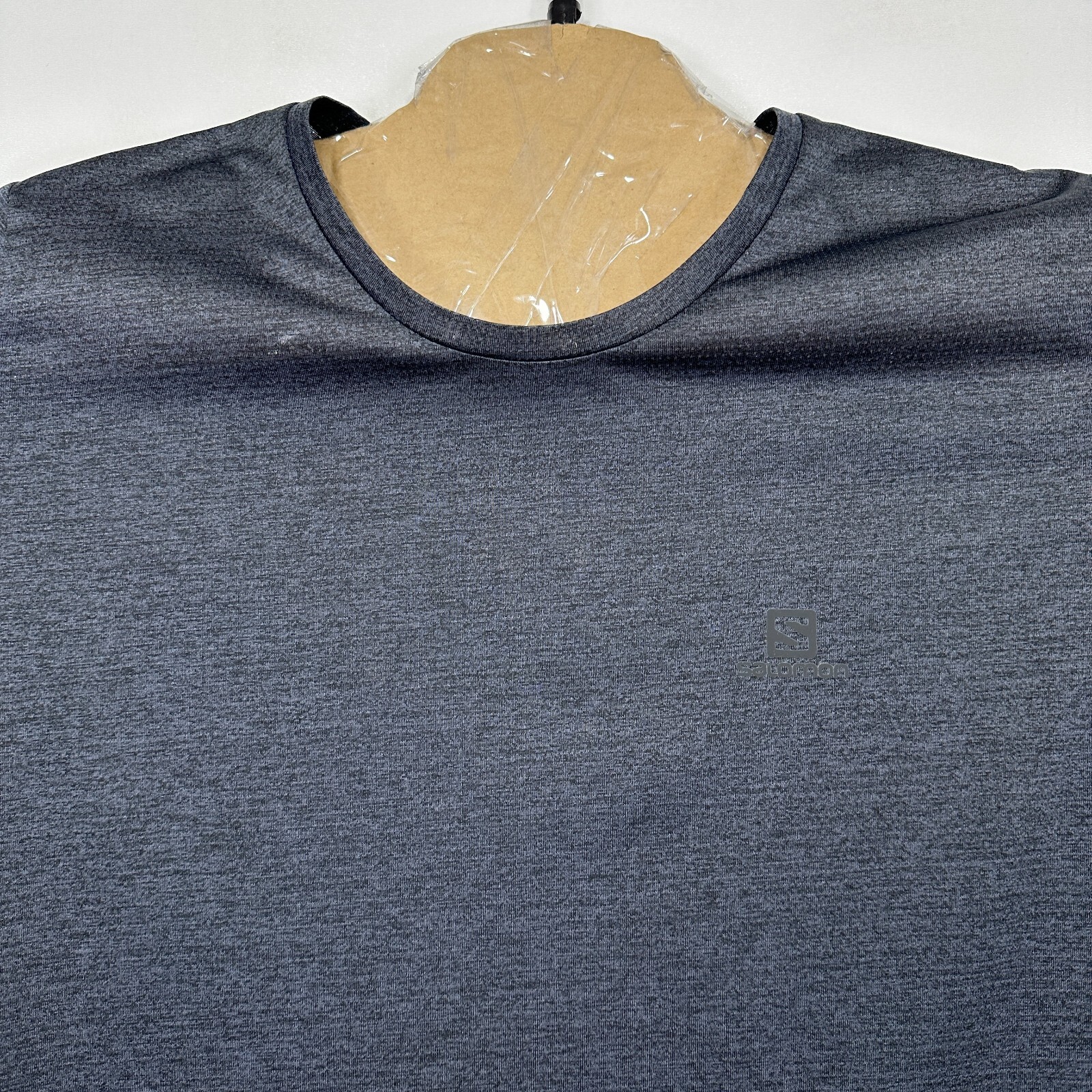 Salomon T Shirt Donna Taglia M Grigio Leggera Traspirante Manica Lunga Girocollo