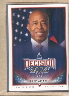 Eric Adams 61 2022 Decision 2022 Mayor of New York City