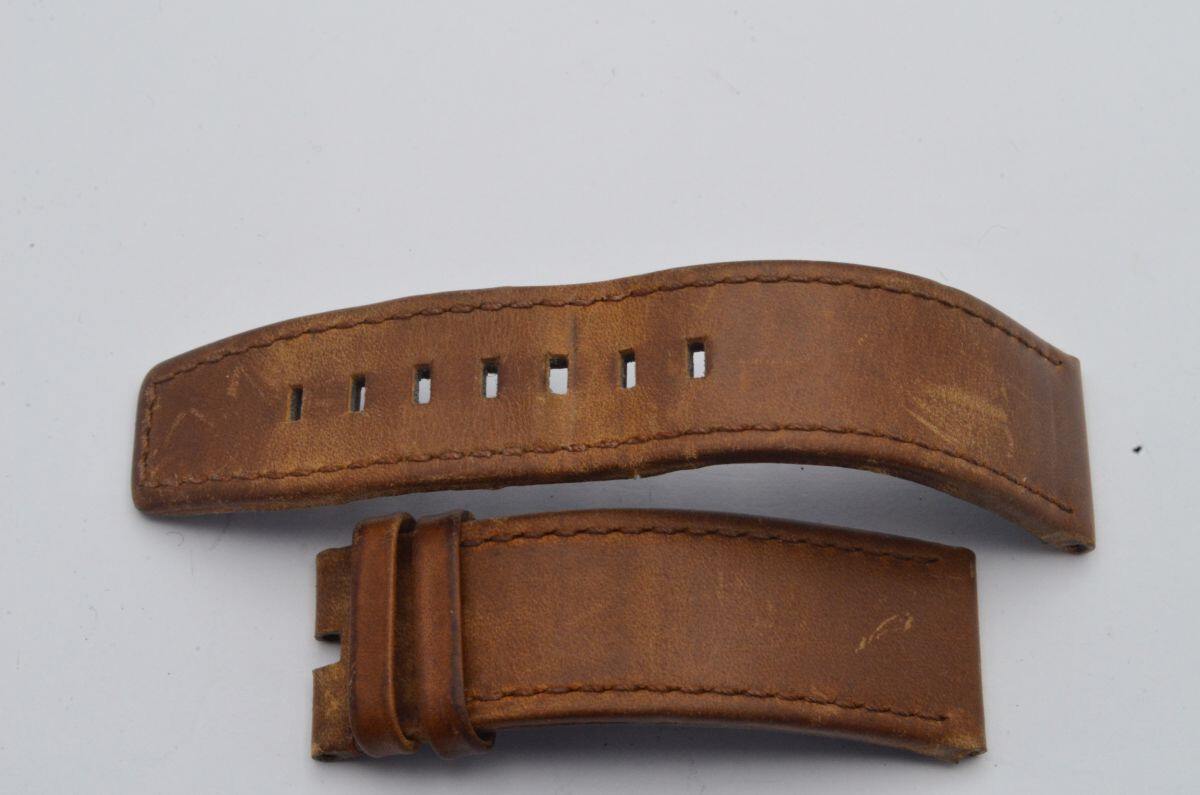 IWC 22mm Leather Strap Compatible with Pilot Watch Buckle