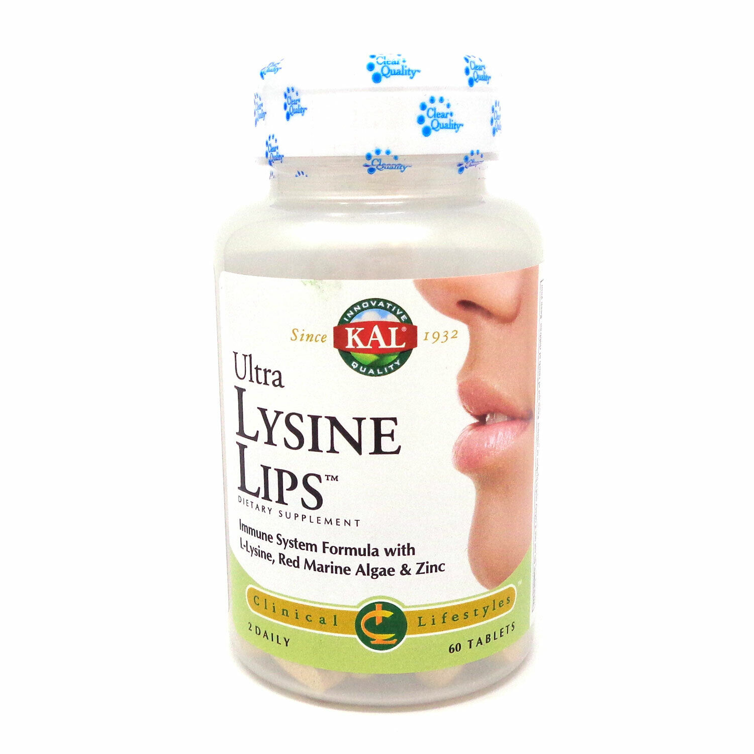 Kal Ultra Lysine Lips Tablet (Btl-Plastic) 60ct