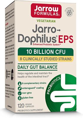 Jarrow Jarro-Dophilus EPS 5 BILLION ORGANISMS PER CAP 120 CAPS