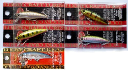 Lucky Craft Bevy Minnow 45SP Japan Wobbler, Köder, Forelle, Raubfische, Angeln - Bild 2 von 11