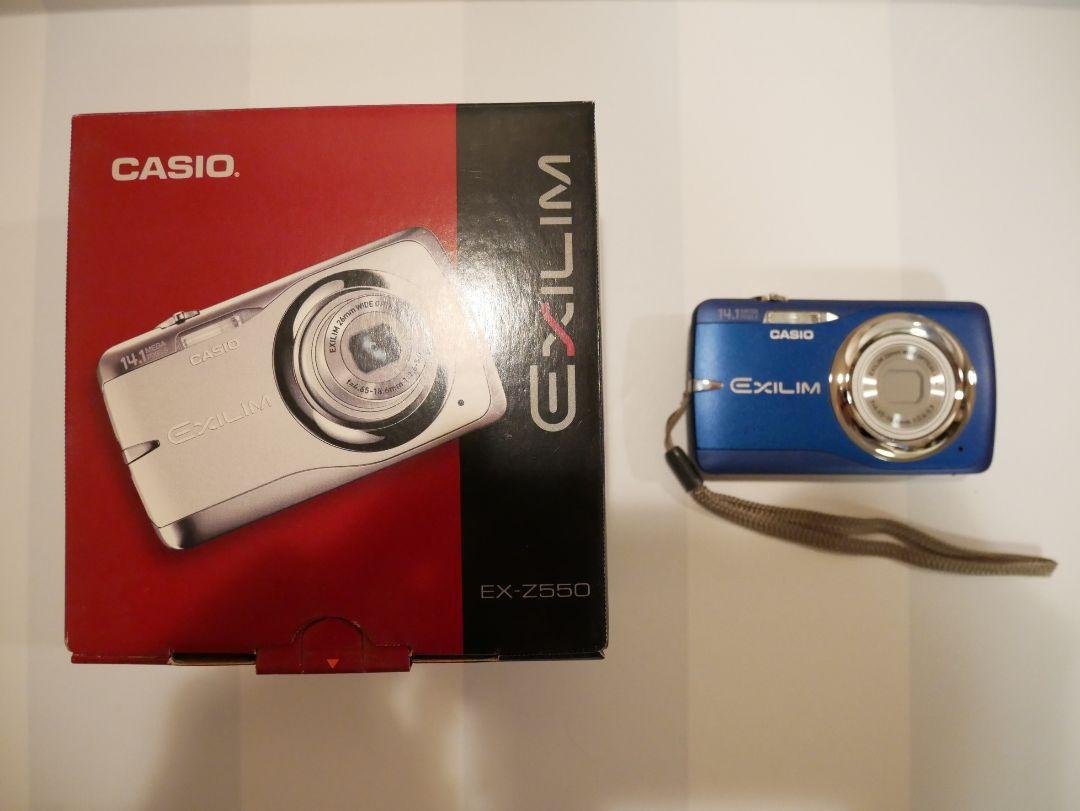 Casio EXILIM ZOOM Digital Camera EX-Z550BE Blue Tested W/Box | eBay