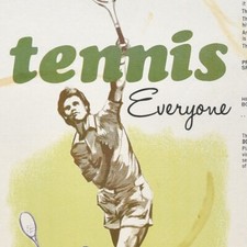 1970s Tennis Stroke Forehand Backhand Volley Overhand Smash Lob Slice Chop