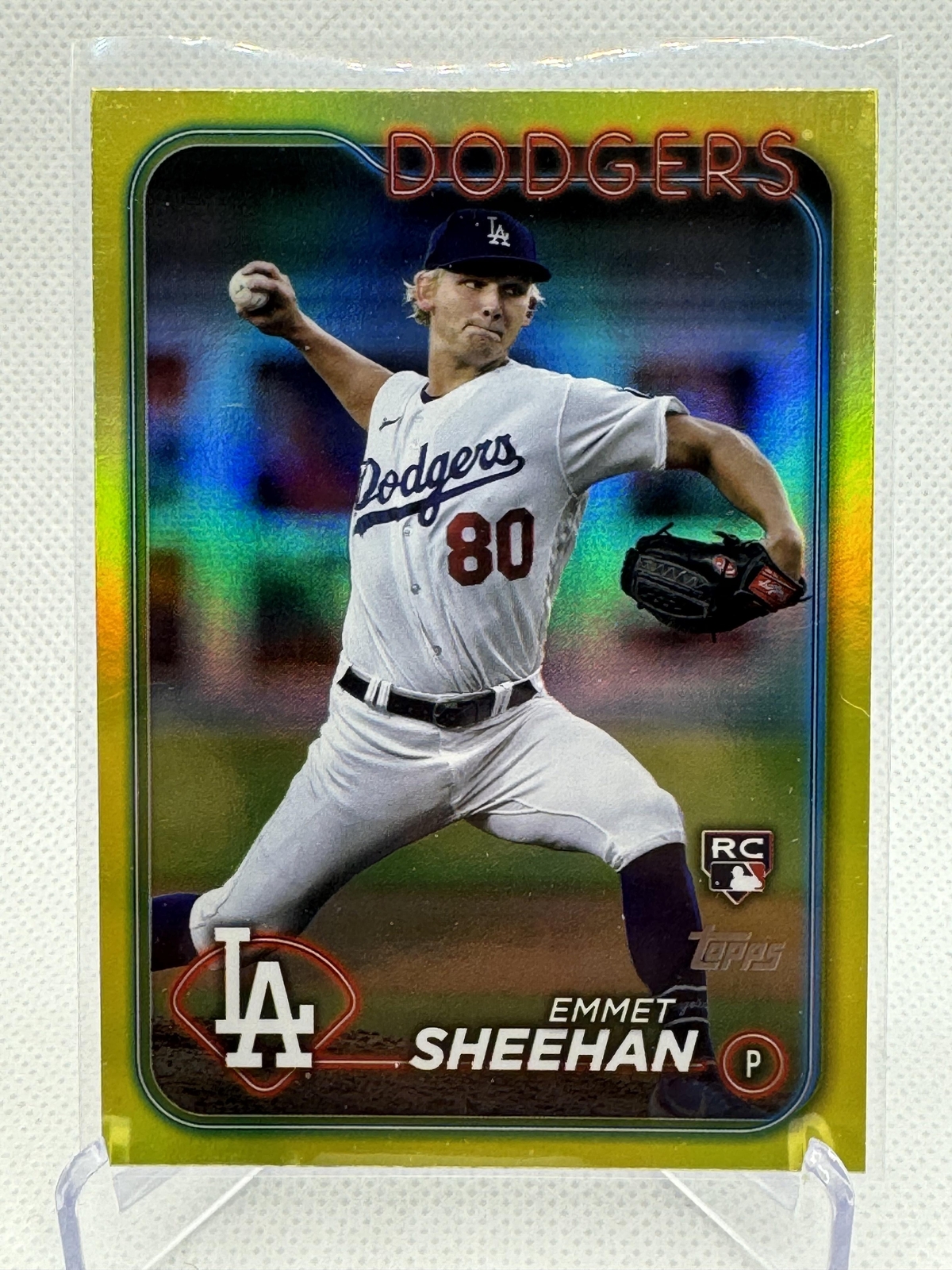 2024 Topps #283 Emmet Sheehan Gold Foil