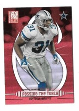 2003 DONRUSS ELITE FOOTBALL #PT-7 ROY WILLIAMS /1000 PASSING THE TORCH,COWBOYS