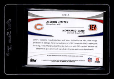 2012 Topps Prime Dual Combo Relic #DCRJS Alshon Jeffery 2012 Topps Prime Dual Combo Relic #DCRJS Alshon Jeffery