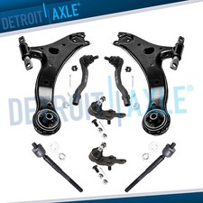 8pc Front Lower Control Arms Tie Rods Suspension Kit for 2007-2011 Toyota Camry