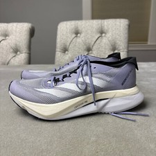 Adidas Adizero Boston 12 'Silver Violet White' Running Shoes Women's Size 7