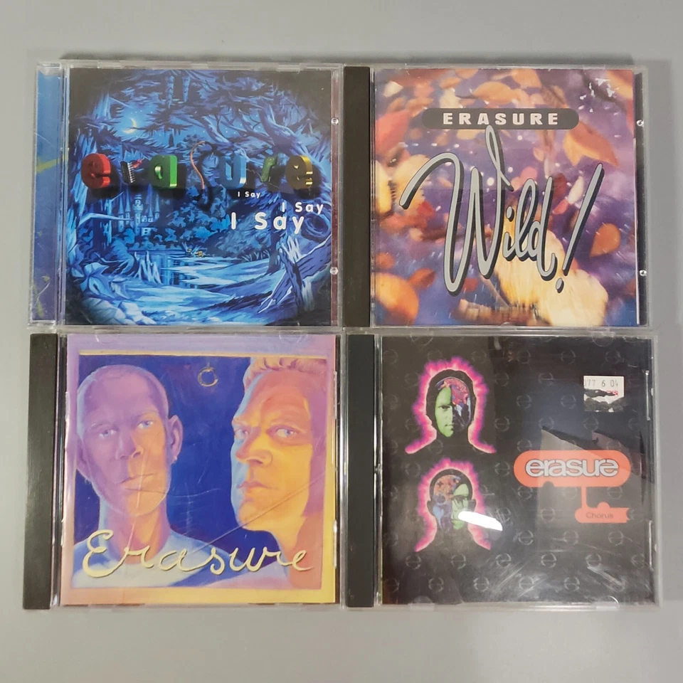 Erasure 10 CD Lot English Duo 1980s Synth-Pop Dance Music Andy Bell Vince Clarke Foto 2 de 4