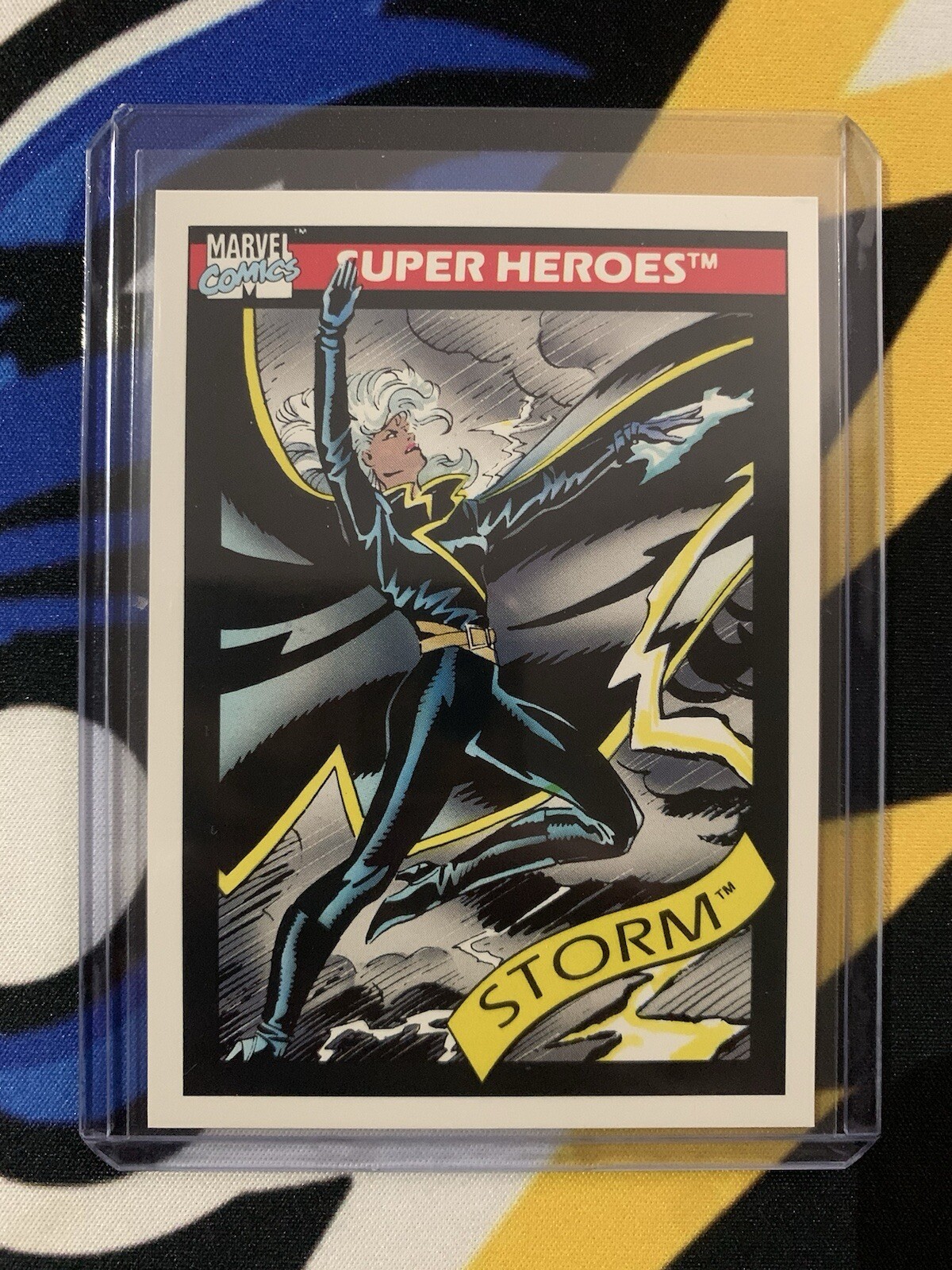Storm 1990 Impel Marvel Universe #24 Super Heroes Rookie RC