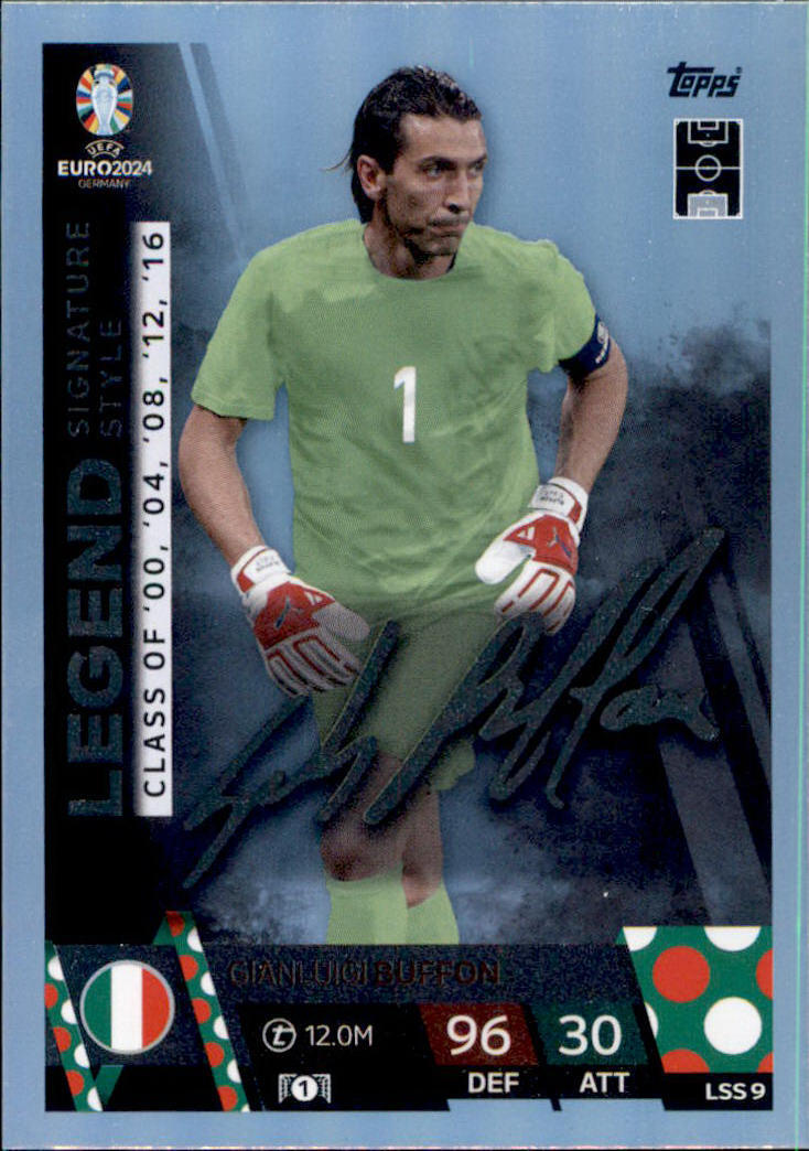 EURO EM Germany 2024 Trading Card LSS 9 Gianluigi Buffon Legend