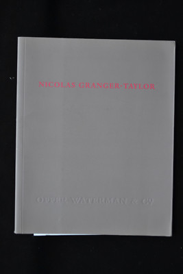 NICHOLAS GRANGER-TAYLOR RETROSPECTIVE EXHIBITION CATALOGUE OFFER WATERMAN NUDES