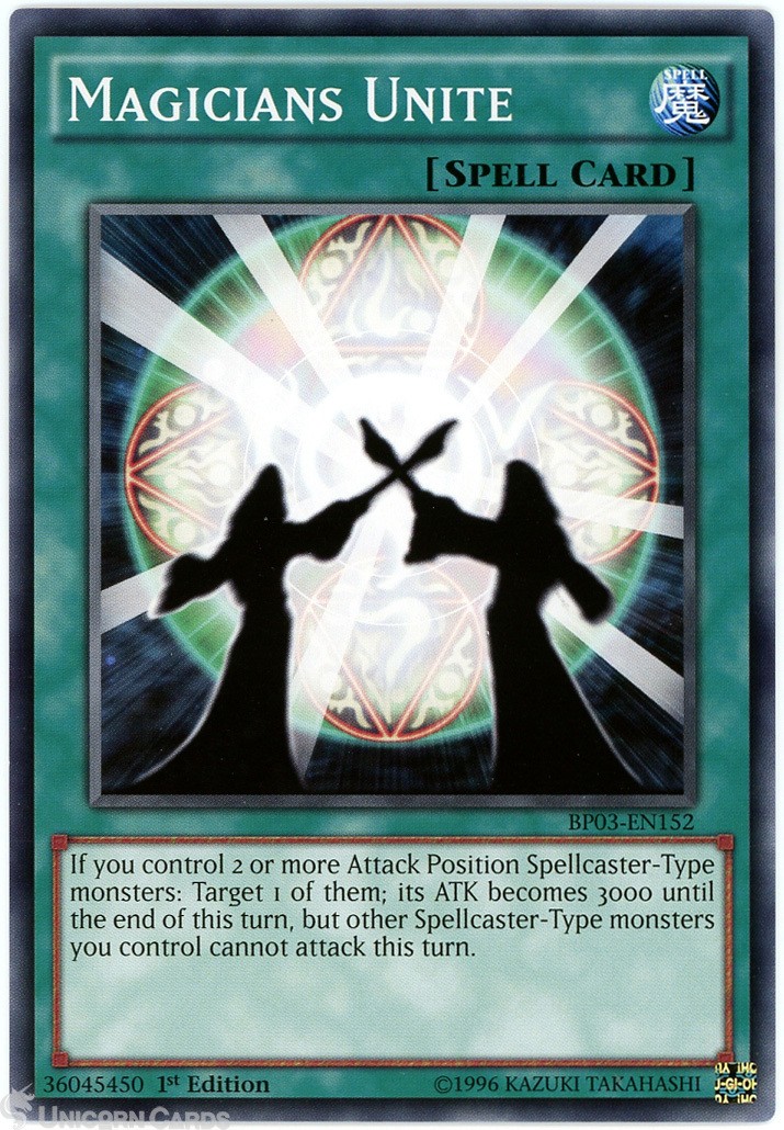 BP03-EN152 Magicians Unite : Shatterfoil Rare 1st Edition Mint YuGiOh Card