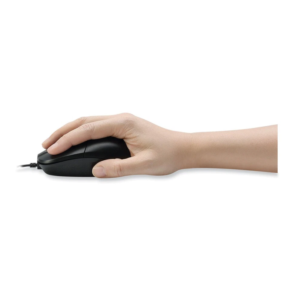 Adesso IMOUSEM6TAA Full Sized Left/Right Hand Use USB Desktop Mouse - Black New - Image 4 of 4