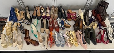 High Heel Shoe Collection for Women, 34 pairs of shoes in the collection
