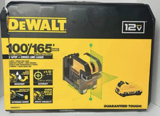    NEW    DEWALT DW0822LG 12V MAX 100 ft. Green Self 2-Spot Cross-Line Laser Level