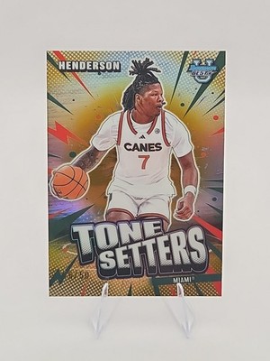 2025-26 Bowmans Best U Tone Setters Gold Shelton Henderson 16/50