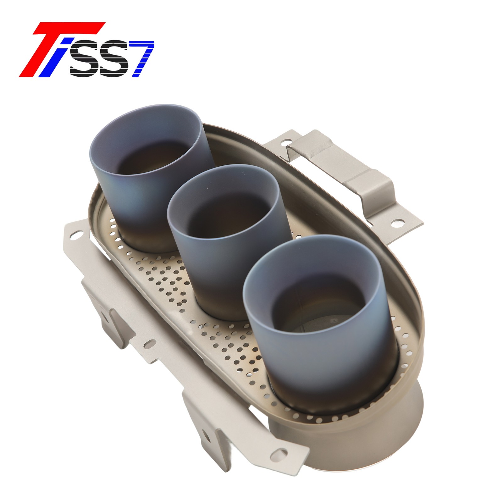 Titanium Exhaust System with Valves Blue Tips for Ferrari 458 Italia 10-15