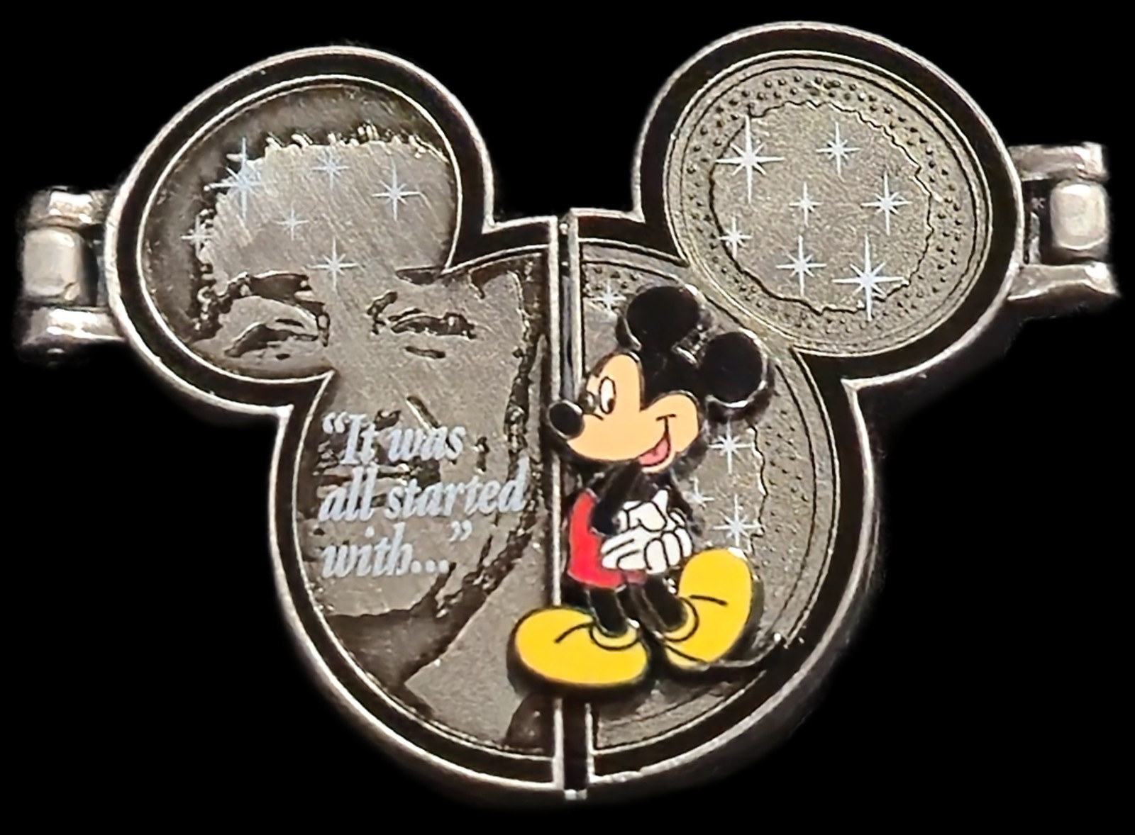 Disney Parks Trading Pin "It Was All Started With..." Series Mickey Mouse Icon