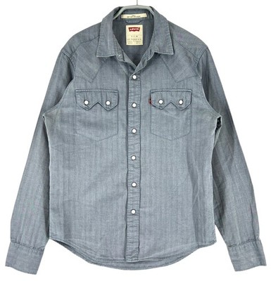 LEVIS STRAUS & CO Herren Slim Fit Langarm Lässig Hemd Größe S