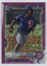 2021 Bowman Chrome Prospects Fuchsia Shimmer Refractor 116/199 Kevin Made 0tk7