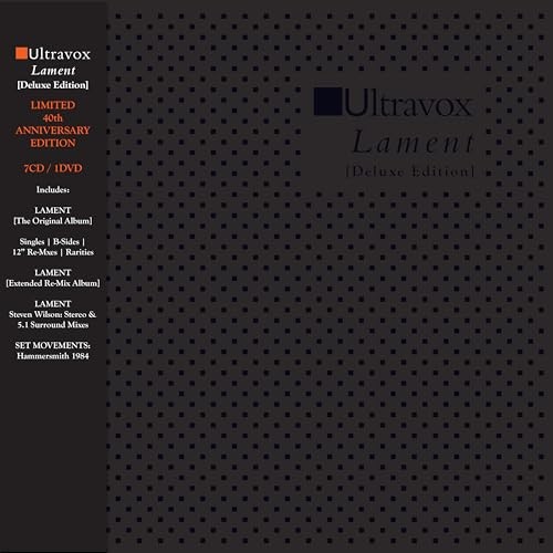 [BRAND NEW] Ultravox - Lament (Ltd. 40th Anniv. Deluxe 7CD + DVD Box Set)