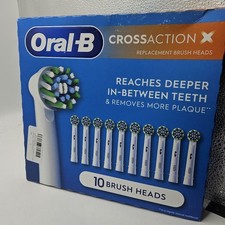 Oral-B CrossAction X Replacement Brush Heads 10 Count 