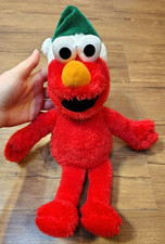 Kohl  s Cares Santa Elmo Holiday Plush 11  Sesame Street Hat Christmas Stuffed