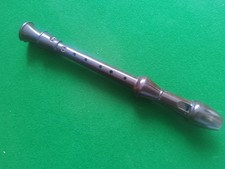 VINTAGE BAKELIT SCHOTTS C SOPRANBLOCKFLÖTE MADE IN ENGLAND