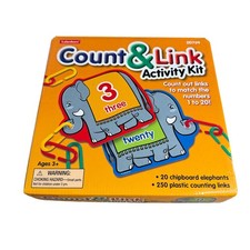 Lakeshore Count Link Activity Kit DD764 Math Learning Elephant Counting Toy
