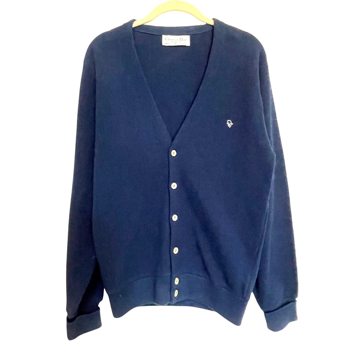 Christian Dior ダークブルー ニットカーディガン 4WBM14CARCY540_E01-3?$ トップス