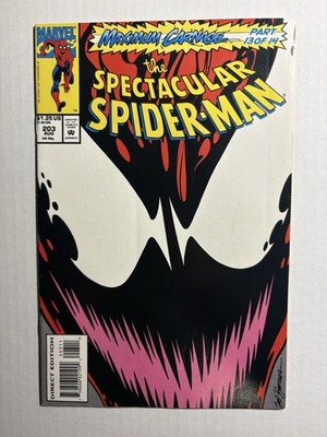 The Spectacular Spider-Man #203 Newsstand Variant (Marvel Comics August 1993)