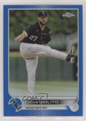 2022 Topps Chrome Blue Refractor 130/150 Lucas Giolito #94 5j8