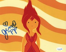 Jessica DiCicco "Adventure Time" Signed Autograph 8x10 Photo Flame Princes ACOA 