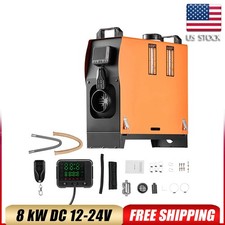 Diesel Air Heater 12v-24v 8kw Lcd Remote Control For Car Rv Indoors Diesel Air Heater 12v-24v 8kw Lcd Remote Control For Car Rv Indoors