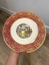 Vintage Imperial Salem China Co.”Victorian Couple” Scene Made in USA