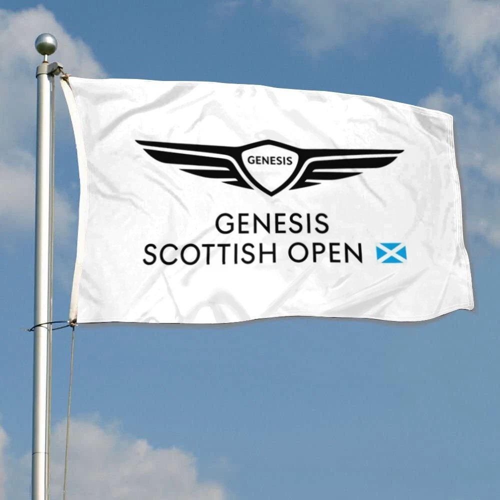 2026 Scottish Open PGA TOUR Golf House Flag, Outdoor Home Garden Decor White