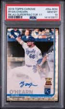 Marketplace image: 2019 TOPPS CHROME ROOKIE AUTOS SUPERFRACTOR RYAN O'HEARN #1/1 PSA 10