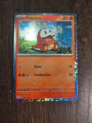 Fuecoco 002/015 Holo Promo McDonald's Collection 2023 Pokemon Lightly Played