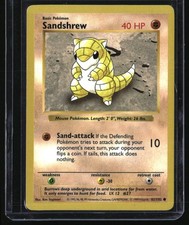 Sandshrew [Shadowless] #62 Prices | Pokemon Base Set | Pokemon Cards