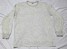 Vintage Men's Helly Hansen Lifa White Wool Blend USA-Made Base Layer