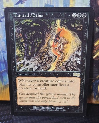 magic the gathering - Tainted Aether - Enchantment - Rare - Black - Swamp