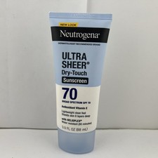 Neutrogena ULTRA SHEER Dry-Touch SPF 70 Sunscreen Lotion, 3.0 fl oz - Brand NEW