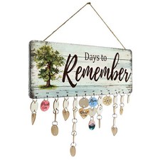 DIY Wood Family Birthday Reminder Calendar Board Hanging Important Dates
