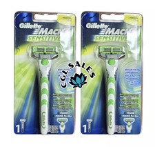 2X Brand New Men s Gillette Mach 3 Sensitive ...