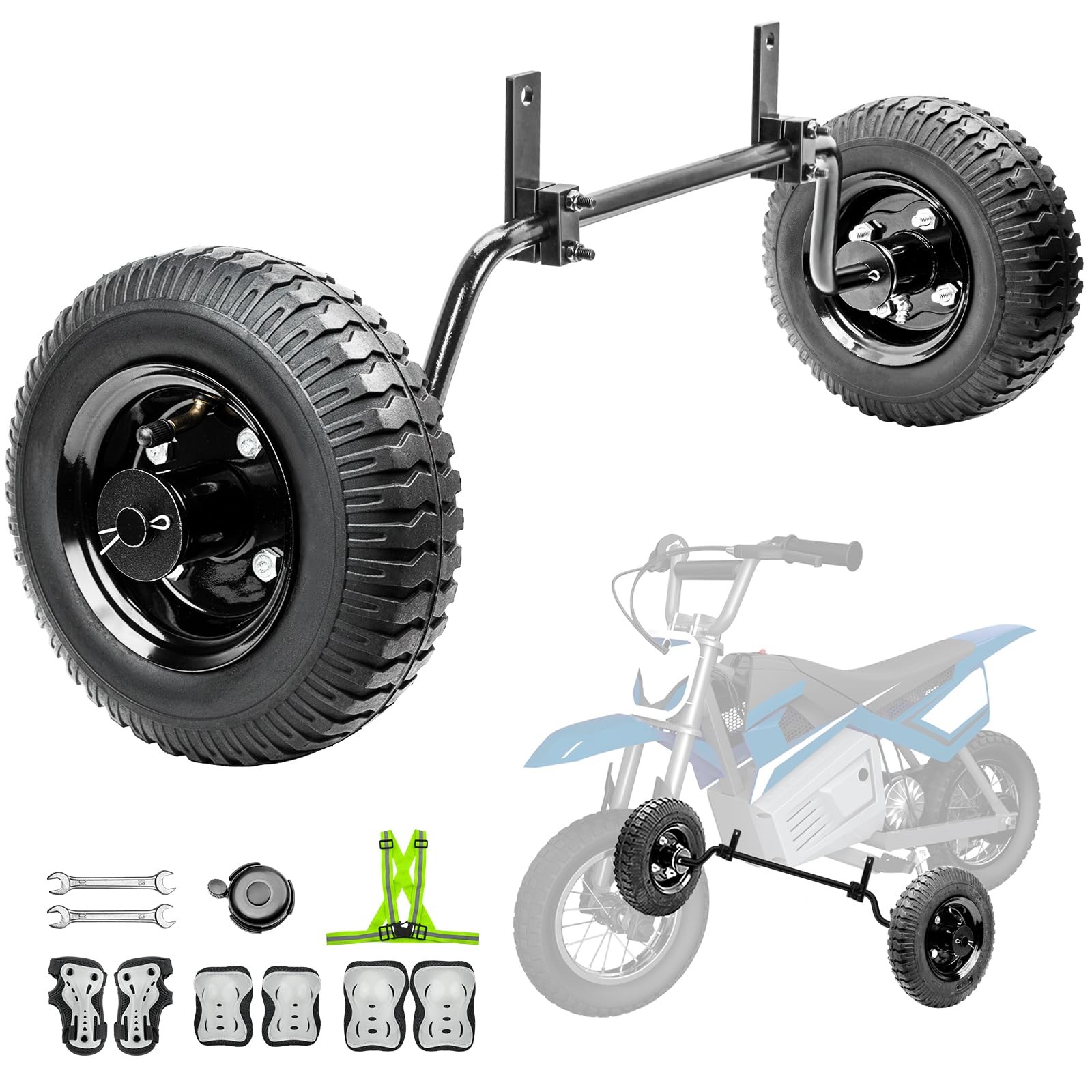 Adjustable Dirt Bike Training Wheels for Razor MX  Honda Models - 10 Year